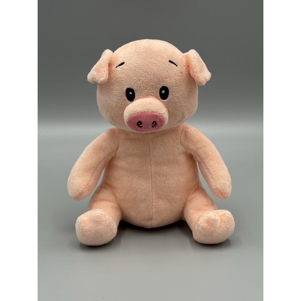 Giftable Pig Plush 7” Sitting Stuffed Farm Animal Toy